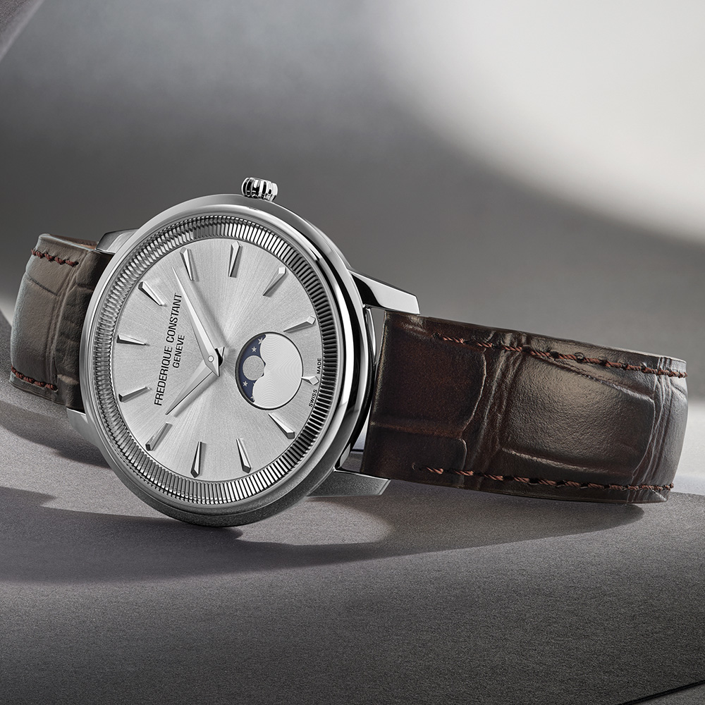 FREDERIQUE CONSTANT <br>Classics Moneta Moonphase